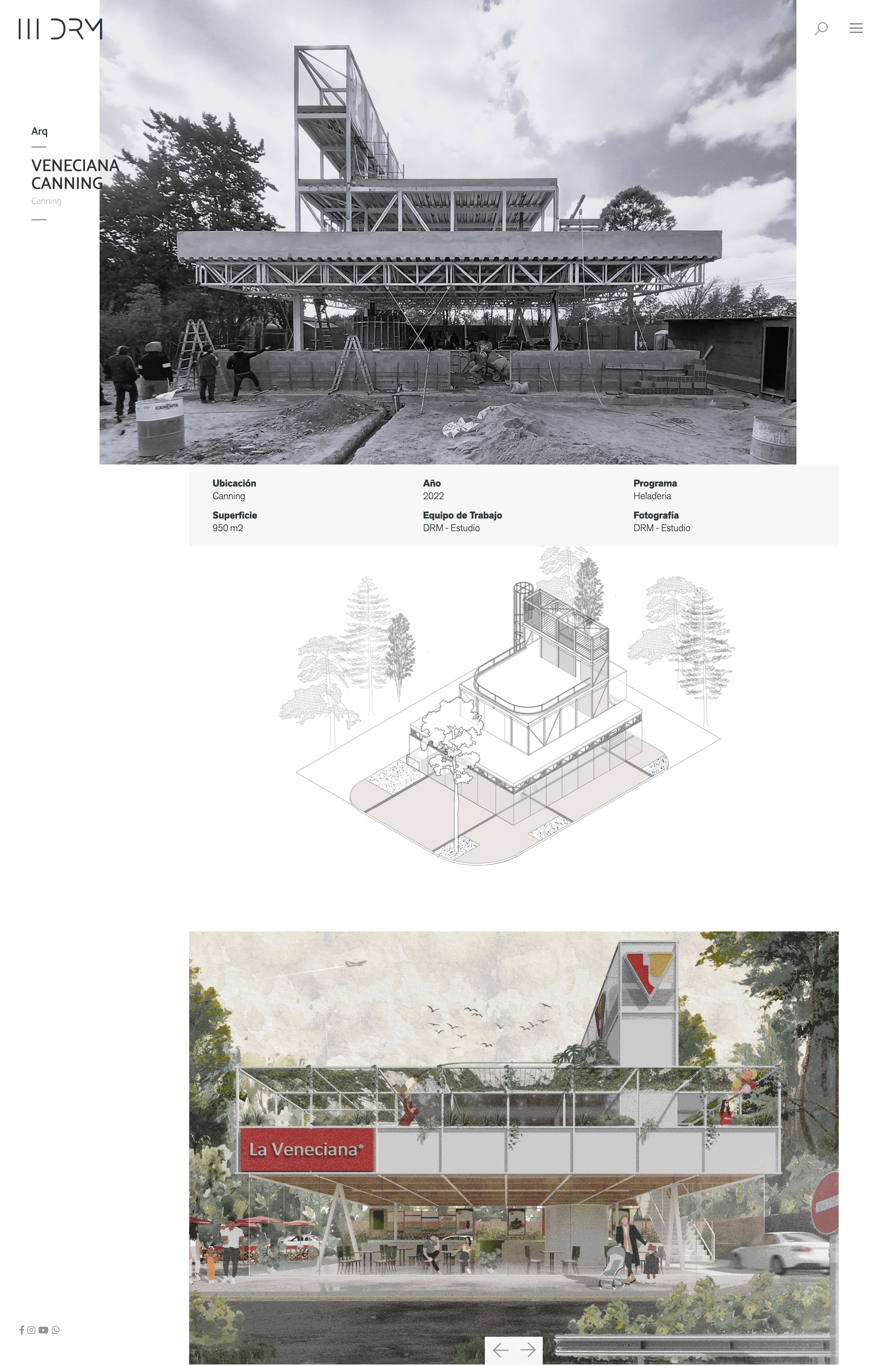 DRM Arquitectura - IDENTITY / Editorial Design / Interactive / Social Media - Aguaviva - We left Brands