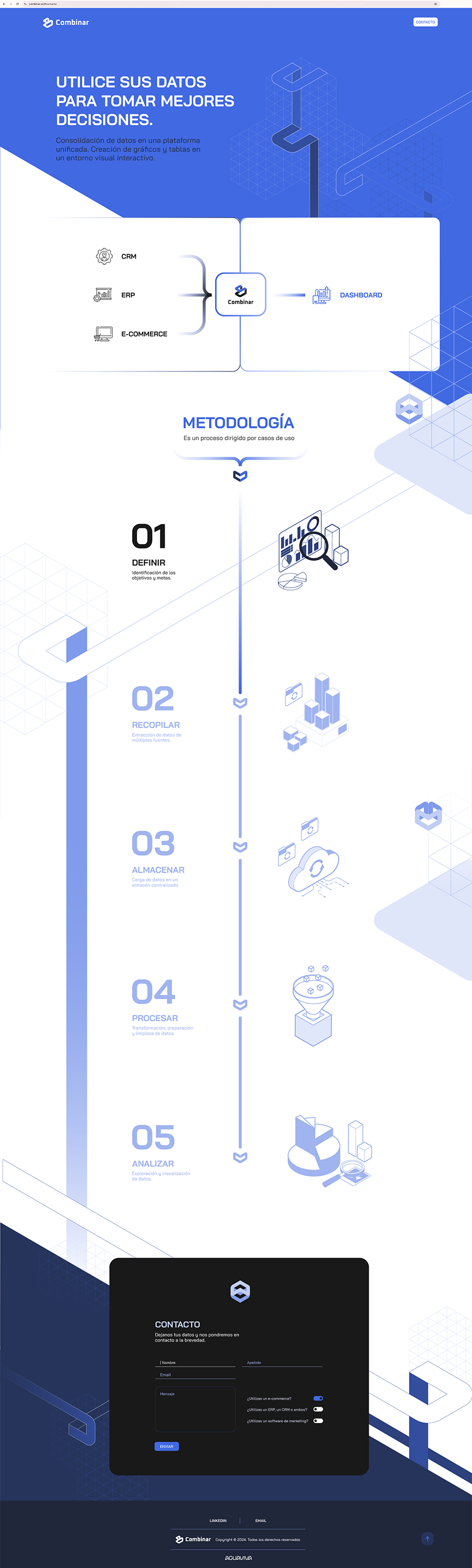 Combinar - BRANDING / INTERACTIVE - Aguaviva - We left Brands