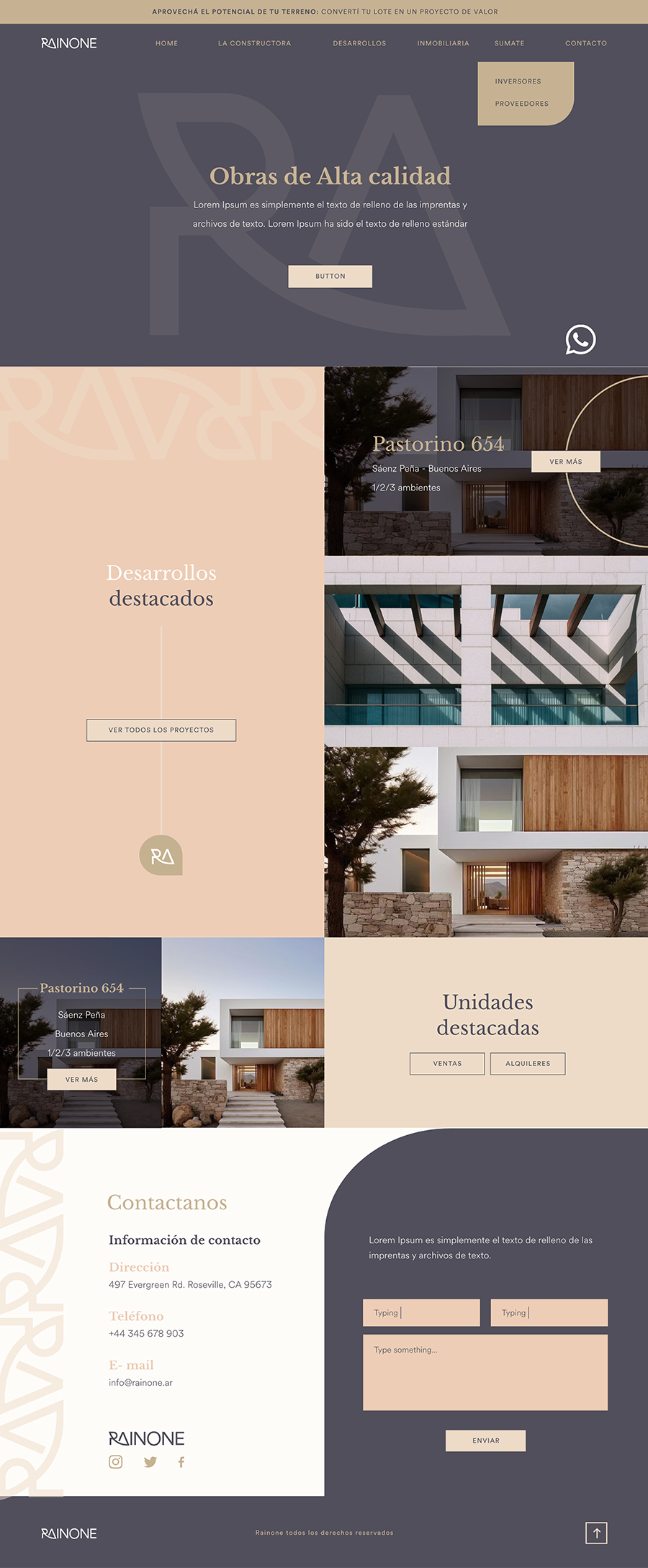 Rainone - BRANDING / INTERACTIVE / OTHER SERVICES / SOCIAL MEDIA - Aguaviva - We left Brands
